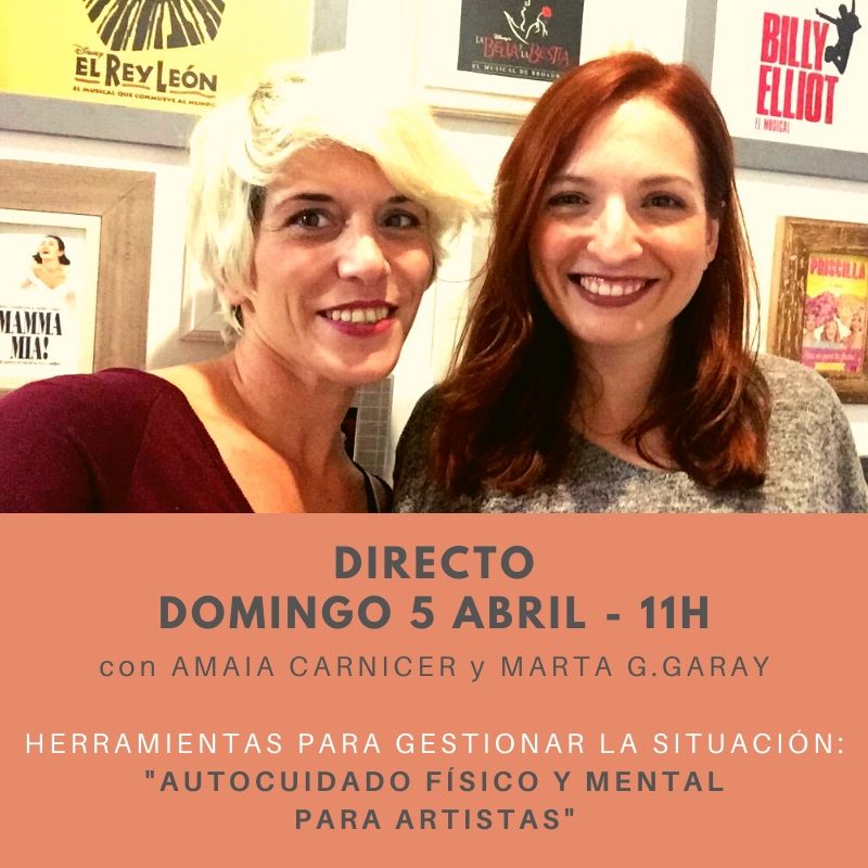 Cartel Directo Coronavirus 5 Psicología Impulsarte Marta G Garay y Amaia Carnicer