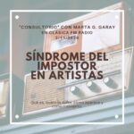 síndrome impostor, clásica fm radio, Marta G Garay Psicología Impulsarte Musicos Bailarines Actores Miedo Escénico