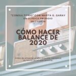 objetivos, balance, 2021, Marta G Garay Psicología Impulsarte Musicos Bailarines Actores Miedo Escénico